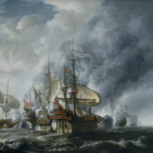 SIMON DE VLIEGER - DE SLAG TUSSEN DE NEDERLANDSE VLOOT EN DE SPAANSE ARMADA