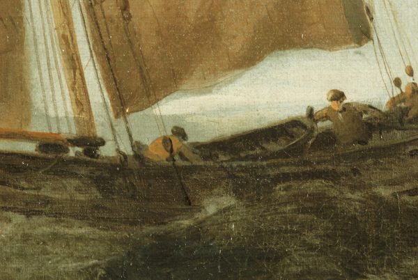 WILLEM  VAN DE VELDE DE JONGE - DE NEDERLANDSE VLOOT VERZAMELT ZICH VOOR DE VIERDAAGSE SLAG - Afbeelding 4