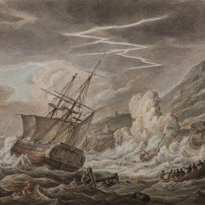GERRIT GROENEWEGEN - SCHEPEN IN EEN ZWARE STORM