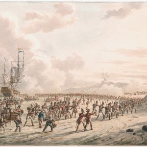 Dirk Langendijk -Landing of English troops at Callantsoog, 27 August 1799