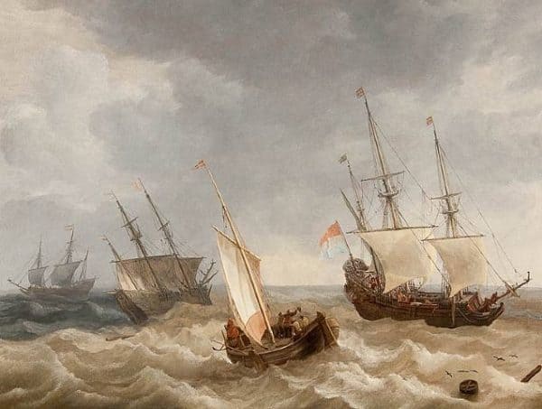 LIEVE VERSCHUIER - SCHEPEN OP EEN WOELIGE ZEE