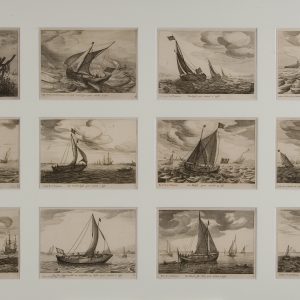 JAN PORCELLIS - AFBEELDINGEN VAN VERSCHILLENDE NEDERLANDSE SCHEPEN