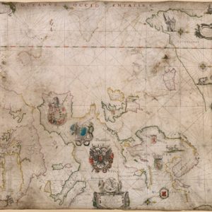 WILLEM JANSZ. BLAEU - PASCAERTE VAN ALLE ZÈCUSTEN VAN EUROPA, CA. 1625