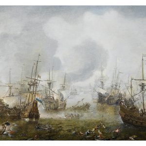 CORNELIS CLAESZ. VAN WIERINGEN -DE SLAG OM GIBRALTAR, APRIL 25, 1607