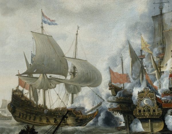 SIMON DE VLIEGER - DE SLAG TUSSEN DE NEDERLANDSE VLOOT EN DE SPAANSE ARMADA - Afbeelding 3