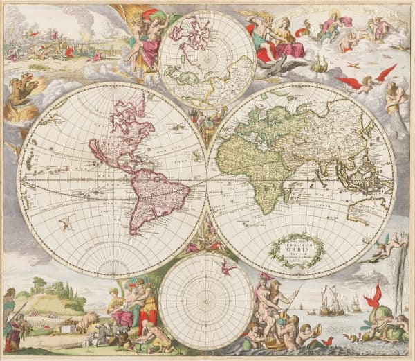 GERARD VAN KEULEN/ GERARD VAN SCHAGEN - NOVA TOTIUS TERRARUM ORBIS TABULA