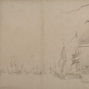 WILLEM VAN DE VELDE DE OUDE - DE NEDERLANDSE VLOOT OP WEG NAAR DE SONT, 20 OKTOBER 1658