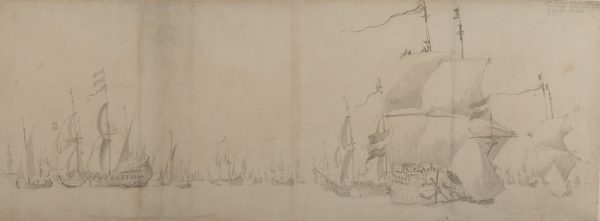 WILLEM VAN DE VELDE DE OUDE - DE NEDERLANDSE VLOOT OP WEG NAAR DE SONT, 20 OKTOBER 1658
