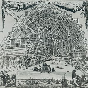 PIETER MORTIER - Novissima Amstelodami Tabula, 1708