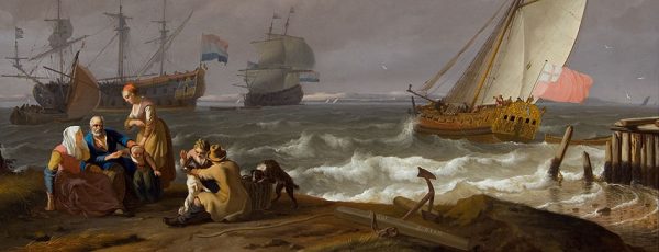 LUDOLF BACKHUYSEN - EEN ENGELS KONINKLIJK JACHT EN TWEE NEDERLANDSE FREGATTEN - Afbeelding 4