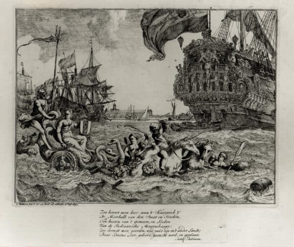 LUDOLF BACKHUYSEN - D’Y STROOM EN ZEEGEZICHTEN