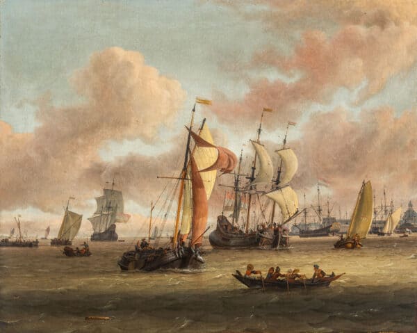 ABRAHAM STORCK - SCHEEPVAART OP HET IJ