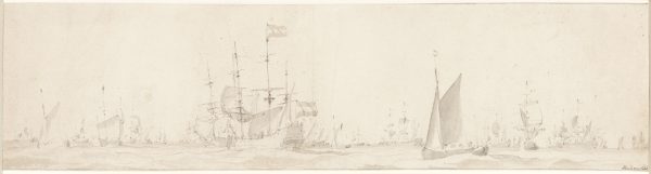 WILLEM VAN DE VELDE DE OUDE - DE NEDERLANDSE VLOOT OP ZEE