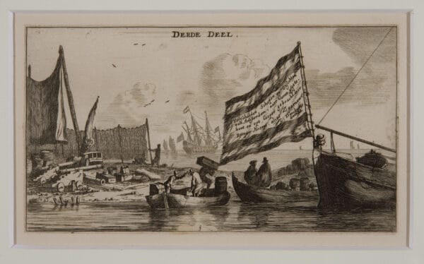 REINIER NOOMS ALIAS ZEEMAN - DIVERSE SCHEPEN EN GEZICHTEN OP AMSTERDAM, CA. 1652-1654 - Afbeelding 6