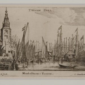 REINIER NOOMS ALIAS ZEEMAN - DIVERSE SCHEPEN EN GEZICHTEN OP AMSTERDAM, CA. 1652-1654