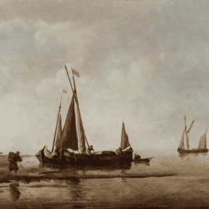 WILLEM VAN DE VELDE DE JONGE - EEN KALME ZEE
