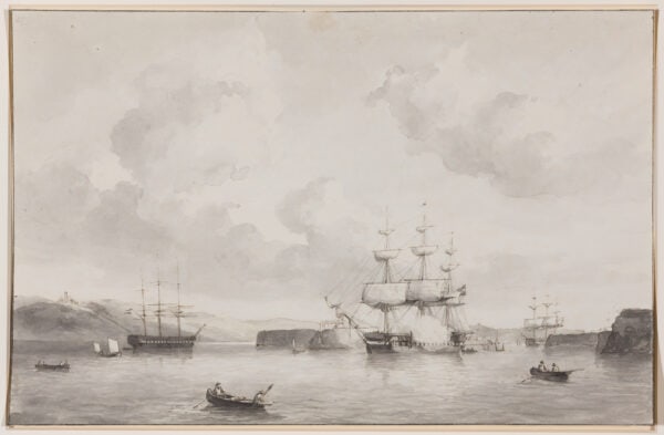 PETRUS JOHANNES SCHOTEL-HET NEDERLANDSE MARINE ESKADER OP EXERCITIE IN DE MIDDELLANDSE ZEE IN 1843 - Afbeelding 14