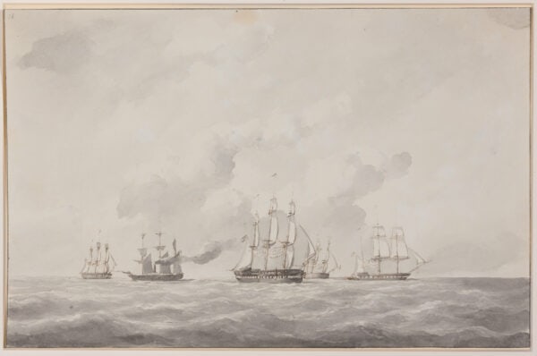 PETRUS JOHANNES SCHOTEL-HET NEDERLANDSE MARINE ESKADER OP EXERCITIE IN DE MIDDELLANDSE ZEE IN 1843 - Afbeelding 18