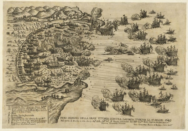BONEVENTURA PEETERS I , ZEESLAG BIJ FOCCHIES 12 mei 1649 - Afbeelding 2