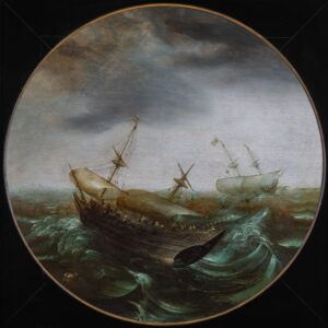 JAN PORCELLIS-EEN NIEUWE ONTDEKKING-EEN UITZONDERLIJK EN VROEG SCHEEPSTAFEREEL